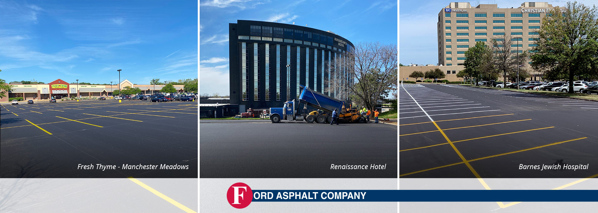 Ford Asphalt Company Paving Projects